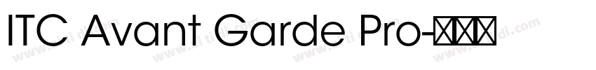 ITC Avant Garde Pro字体转换